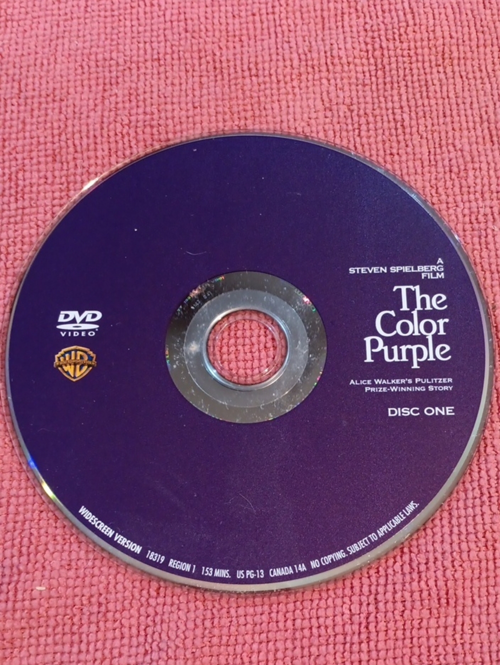 The Color Purple DVD 2-Disc Set *NO CASE*